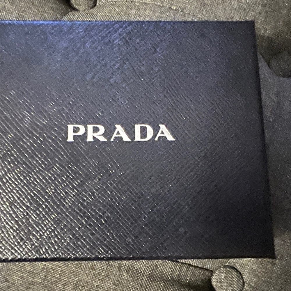 Mens wallet black Prada